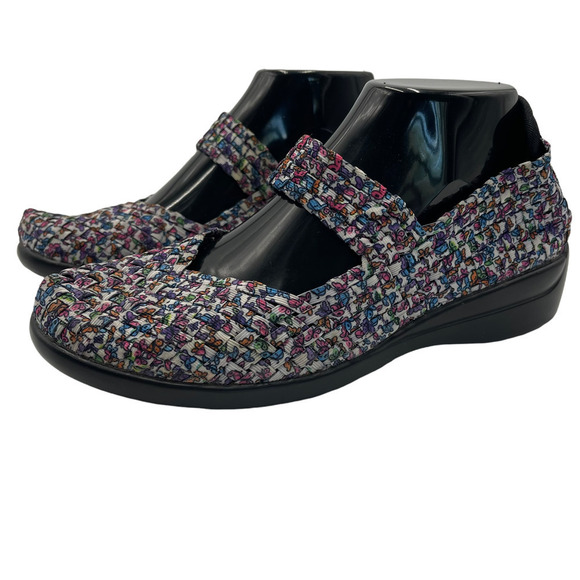 SERENE Island Edisony Wedge Mary Jane Sandal Shoe - Picture 1 of 7